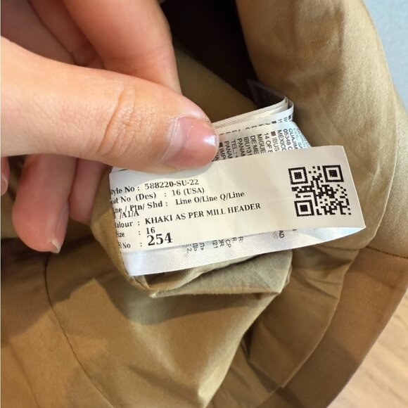 Banana Republic Voyage Belted Trench Jacket Khaki - Picture 12 of 14